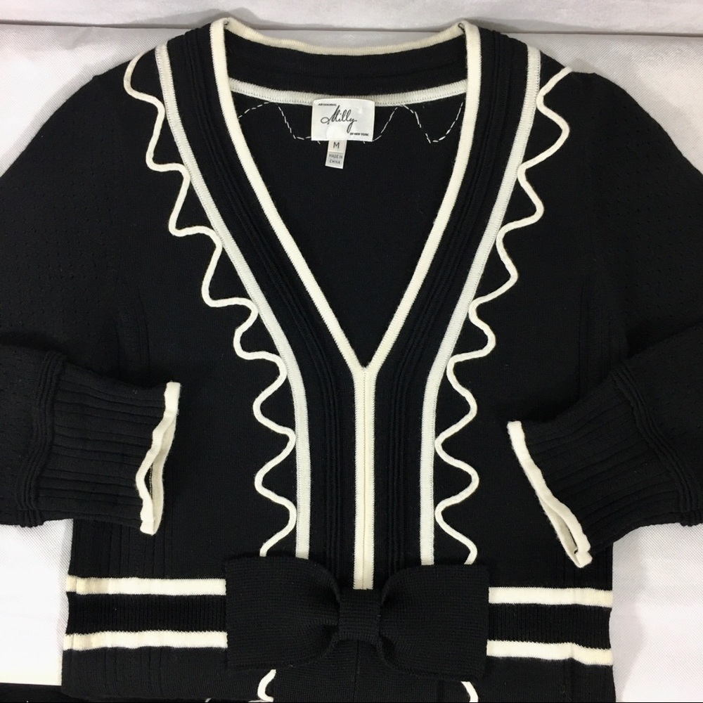 Milly of New York Sweater Dress Merino Wool Sz M